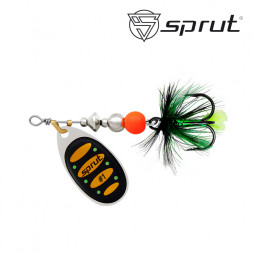 Блесна Sprut Alba Ball System Spinner №1 3.5г/SBKO