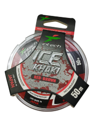 Леска Intech Ice Khaki кр.-коричн. 0.165 50м