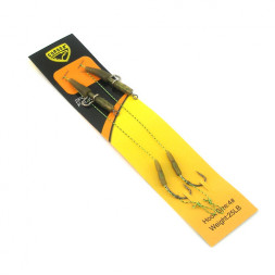 Поводок карповый Condor оснащенный с вертлюгом, крючок №6, 2 шт/уп 10 уп