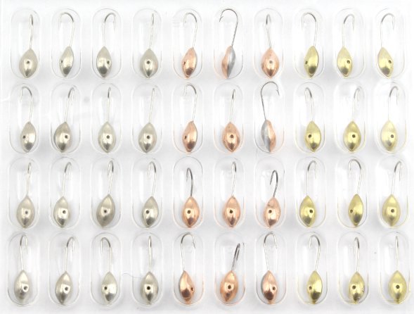 Мормышка паяная Condor ТИП-101, крючок Mustad 40 шт