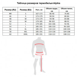 Термобелье ALPIKA Universal р.58