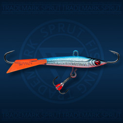 Балансир рыболовный для зимней рыбалки Sprut Hiko №7 18г 70мм SB-3D+тр. с ф/к