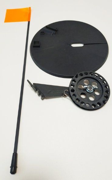 Жерлица RodStars пласт. стойка катушка 90мм